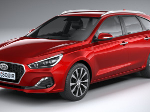 Hyundai i30 Wagon 2019 3D 모델