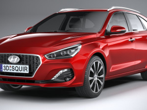 Hyundai i30 Wagon 2019 3D 모델