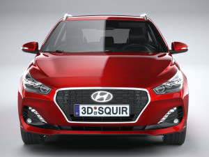 Hyundai i30 Wagon 2019 3D 모델