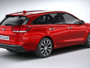 Hyundai i30 Wagon 2019 3D 모델