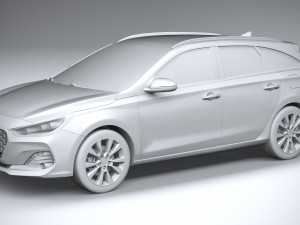Hyundai i30 Wagon 2019 3D 모델