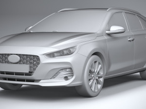 Hyundai i30 Wagon 2019 3D 모델
