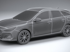 Hyundai i30 Wagon 2019 3D 모델
