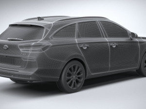 Hyundai i30 Wagon 2019 3D 모델