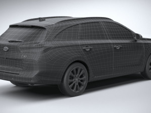 Hyundai i30 Wagon 2019 3D 모델