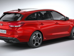 Hyundai i30 Wagon N-line 2020 3D Model