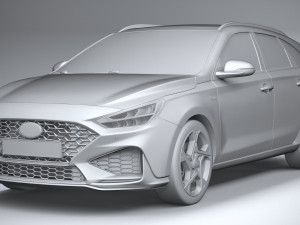 Hyundai i30 Wagon N-line 2020 3D Model