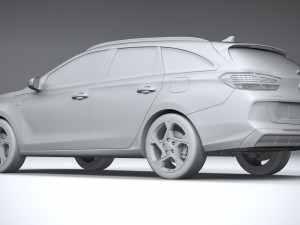 Hyundai i30 Wagon N-line 2020 3D Model