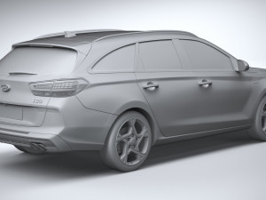 Hyundai i30 Wagon N-line 2020 3D Model