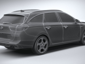 Hyundai i30 Wagon N-line 2020 3D Model