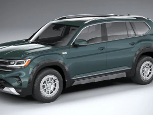 Volkswagen Atlas Basecamp 2021 3D Модель