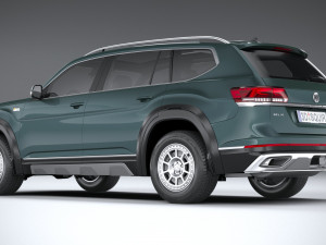 Volkswagen Atlas Basecamp 2021 Modelo 3D