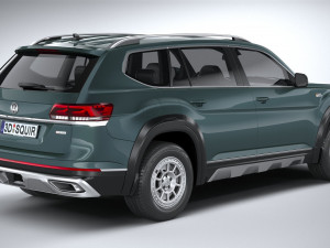 Volkswagen Atlas Basecamp 2021 Modelo 3D