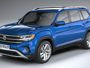 Volkswagen Atlas Regular 2021 Modello 3D