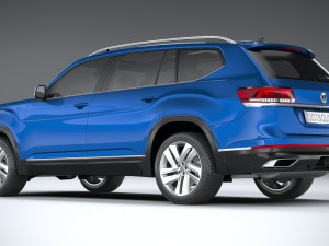 Volkswagen Atlas Regular 2021 Modello 3D