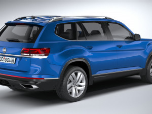 Volkswagen Atlas Regular 2021 Modello 3D