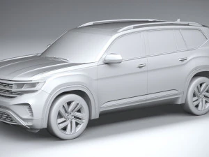 Volkswagen Atlas Regular 2021 3D Model