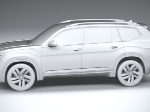 Volkswagen Atlas Regular 2021 Modello 3D