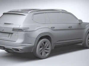 Volkswagen Atlas Regular 2021 3D Model