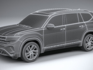 Volkswagen Atlas Regular 2021 Modello 3D