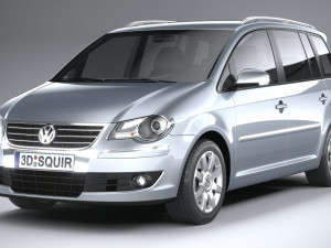 Volkswagen Touran 2007-2011 3D-Modell