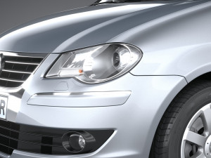 Volkswagen Touran 2007-2011 3D-Modell