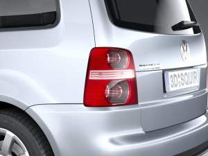 Volkswagen Touran 2007-2011 3D-Modell