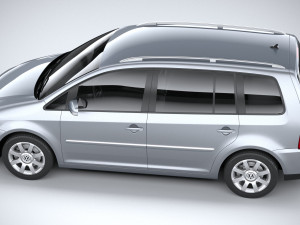 Volkswagen Touran 2007-2011 3D-Modell
