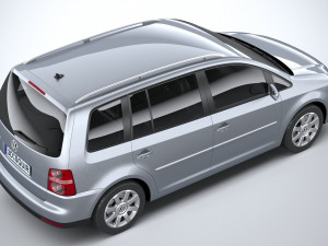Volkswagen Touran 2007-2011 3D-Modell