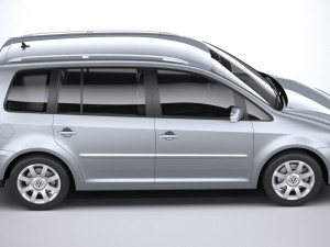 Volkswagen Touran 2007-2011 3D-Modell