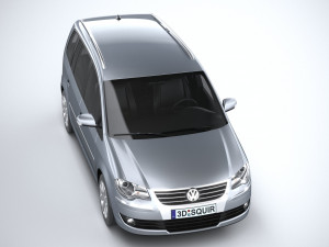 Volkswagen Touran 2007-2011 3D-Modell