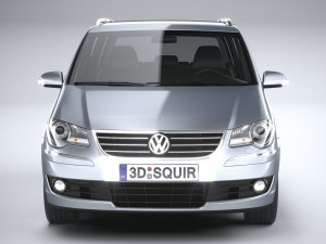 Volkswagen Touran 2007-2011 3D-Modell