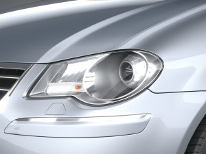 Volkswagen Touran 2007-2011 3D-Modell