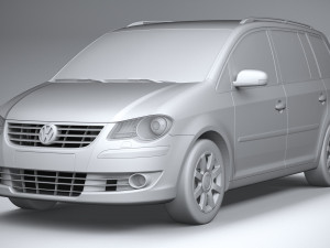 Volkswagen Touran 2007-2011 3D-Modell