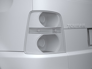 Volkswagen Touran 2007-2011 3D-Modell