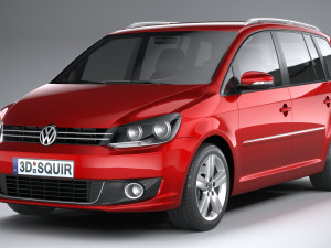 Volkswagen Touran 2011-2015 Modelo 3D