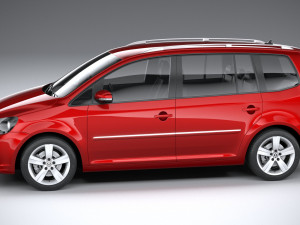 Volkswagen Touran 2011-2015 Modelo 3D