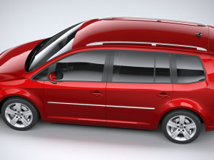 Volkswagen Touran 2011-2015 Modelo 3D
