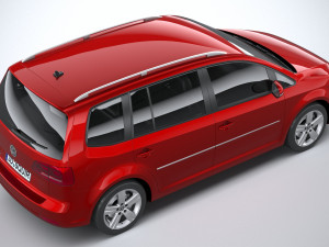 Volkswagen Touran 2011-2015 Modelo 3D