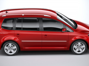 Volkswagen Touran 2011-2015 Modelo 3D