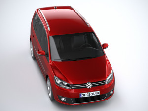 Volkswagen Touran 2011-2015 Modelo 3D