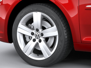 Volkswagen Touran 2011-2015 Modelo 3D