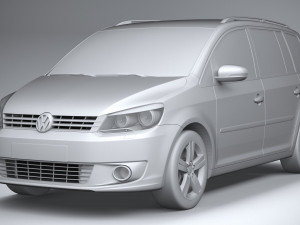 Volkswagen Touran 2011-2015 Modelo 3D