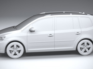 Volkswagen Touran 2011-2015 Modelo 3D