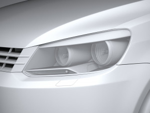 Volkswagen Touran 2011-2015 Modelo 3D
