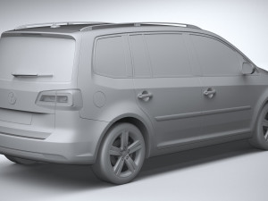 Volkswagen Touran 2011-2015 Modelo 3D