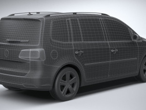 Volkswagen Touran 2011-2015 Modelo 3D
