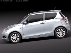 Suzuki Swift 3-door 2011 3D Model
