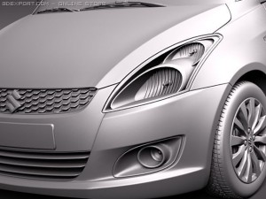 Suzuki Swift 3-door 2011 3D Model