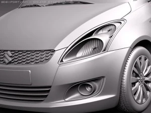 Suzuki Swift 3-door 2011 3D Model